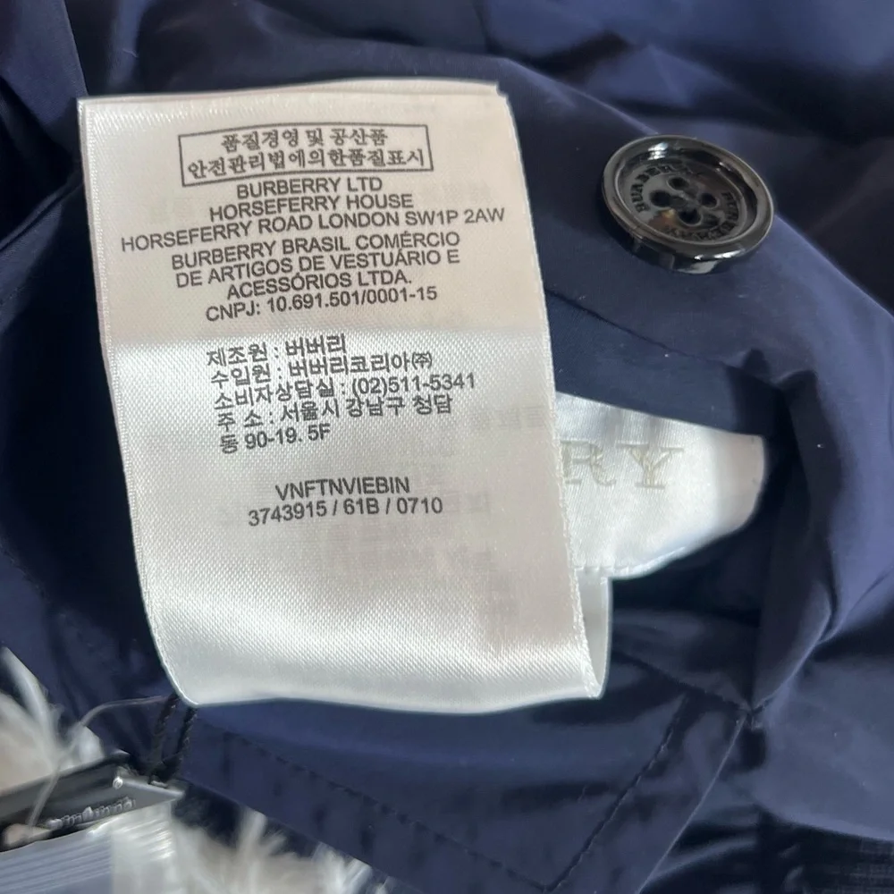 Burberry new tags